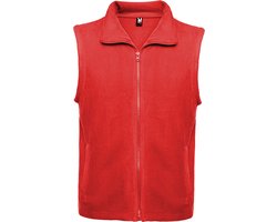 Rode fleece bodywarmer model Bellagio merk Roly maat 3Xl