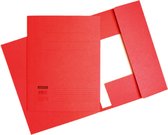 Quantore - A4 dossiermap 3 kleppen - rood - 10 stuk