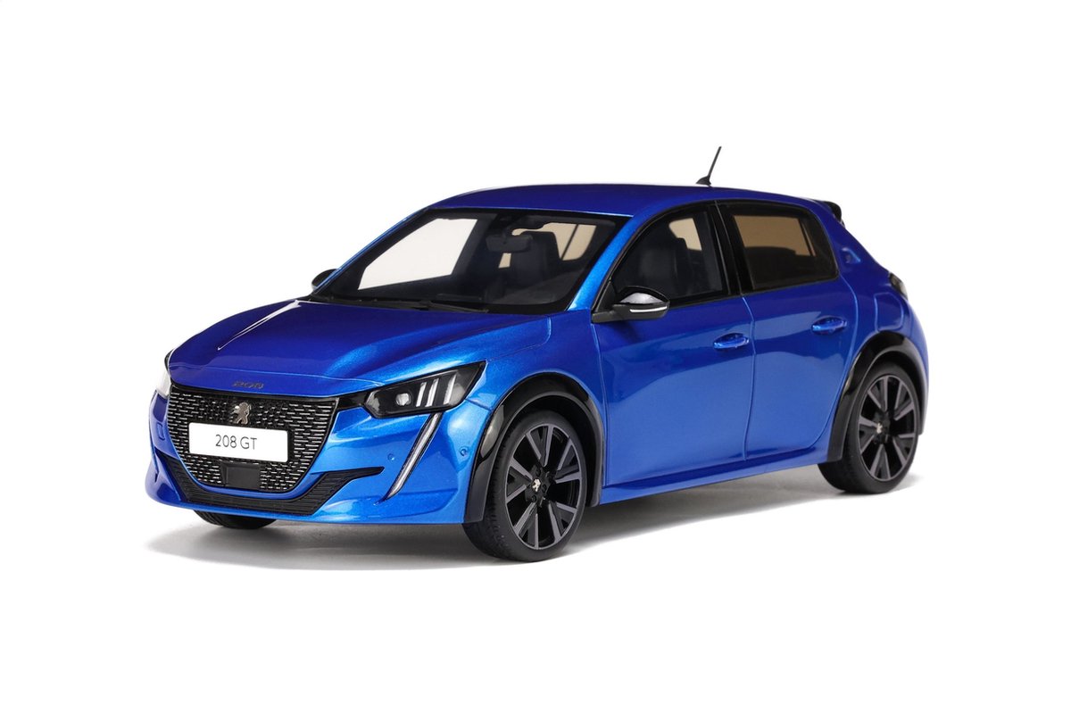 Otto Mobile Peugeot 208 GT Vertigo Blauw 1:18