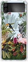 TPU Hoesje geschikt voor Samsung Galaxy Z Flip 4 Jungle
