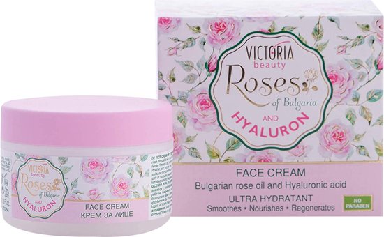 Victoria Beauty - Hyaluron dagcreme 50 ml met rozenolie