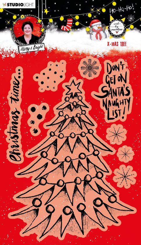 Studio Light Essentials clear stamp Christmas Tree nr.82 | bol