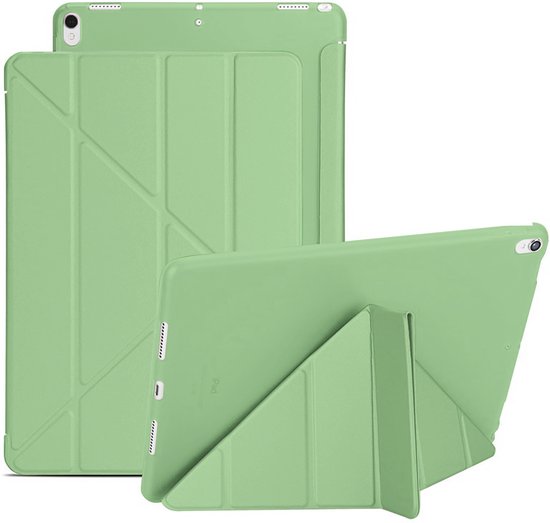 kanaal Zee Caroline SBVR iPad Hoes 2014 - Air - 9.7 inch - Smart Cover - A1566 - A1567 - Groen  | bol.com