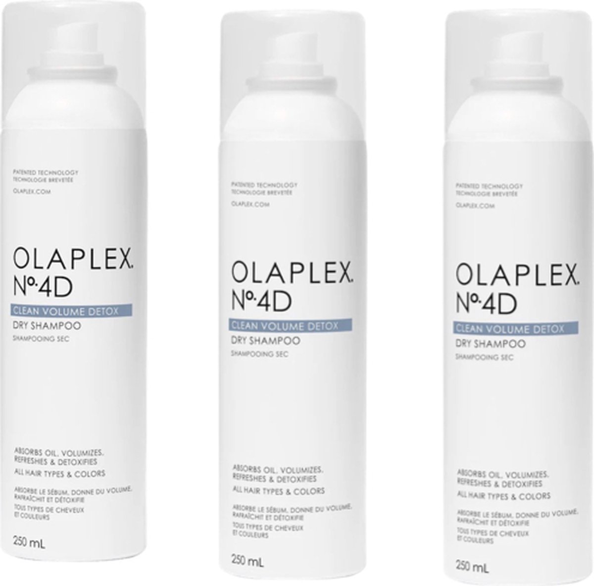 OLAPLEX No.4D Clean Volume Detox - Droogshampoo - 3x250 ml