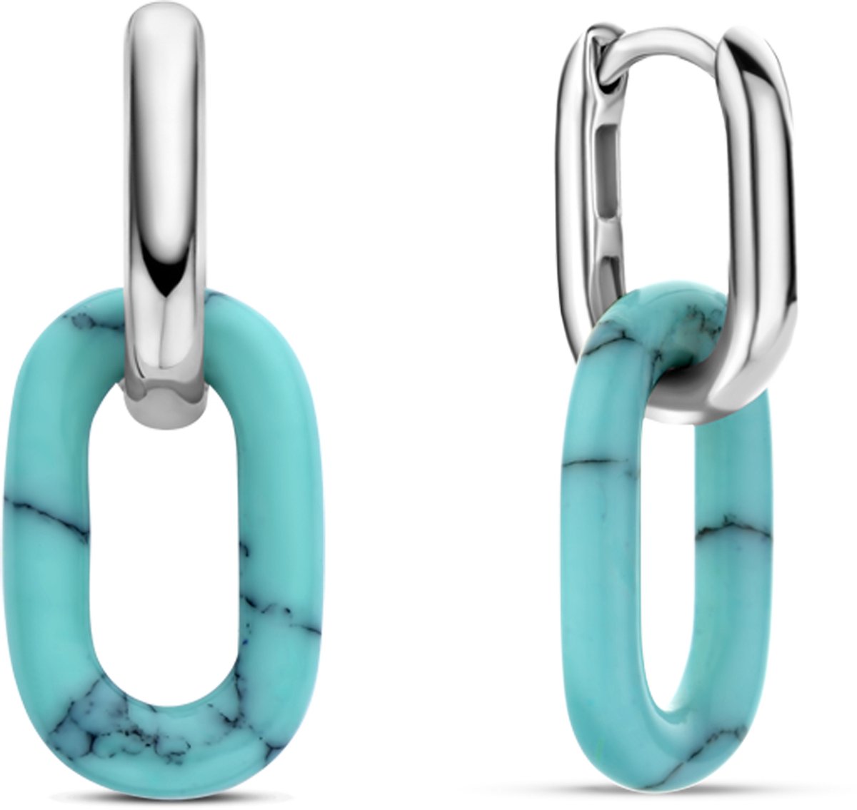 TI SENTO - Milano Oorbellen 7903TQ - Zilveren dames oorbellen | bol.com