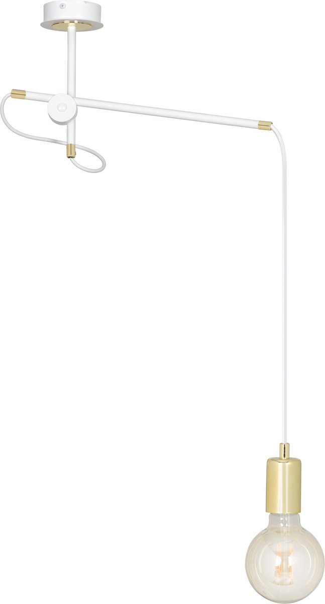 Emibig - Hanglamp Artemis 1 Wit/Goud 35 cm