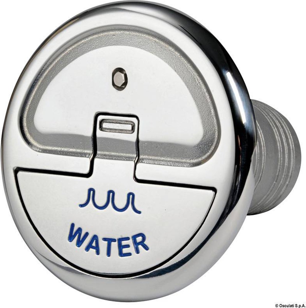 Osculati RVS quick lock Tankdop Water schuin model Ø38mm met Sleutel