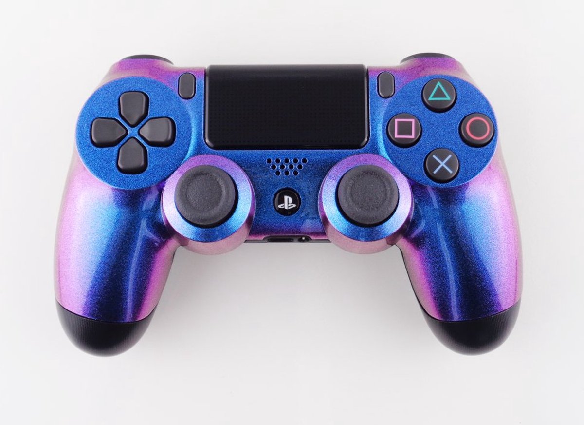 XQGaming PS4 DualShock 4 V2 Candy Blauw-Paars