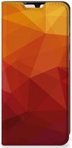 Stand Case geschikt voor Samsung Galaxy A33 5G Polygon Red