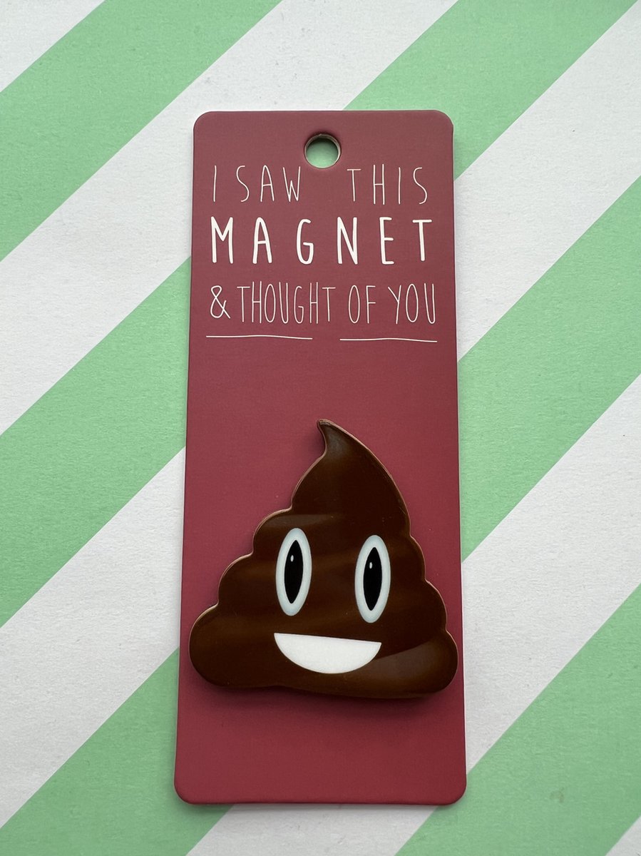 Koelkast magneet - Magnet - Poo emoji - MA177