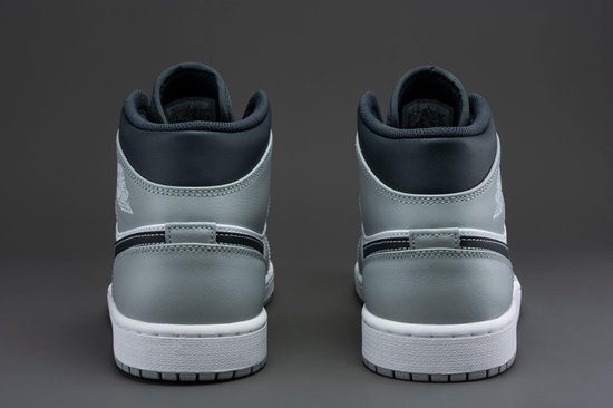 Air Jordan 1 Mid Light Smoke Grey Anthracite 554724-078 Maat 40 Grijs  Schoenen | bol.com