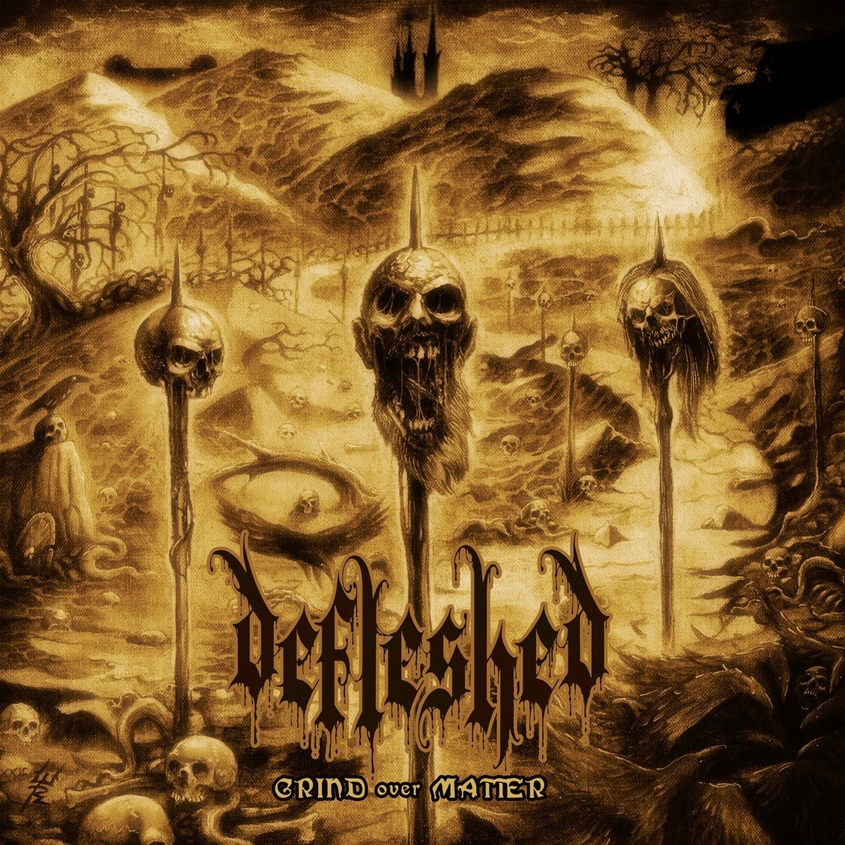 Defleshed - Grind Over Matter (LP) (Coloured Vinyl) (Limited Edition)