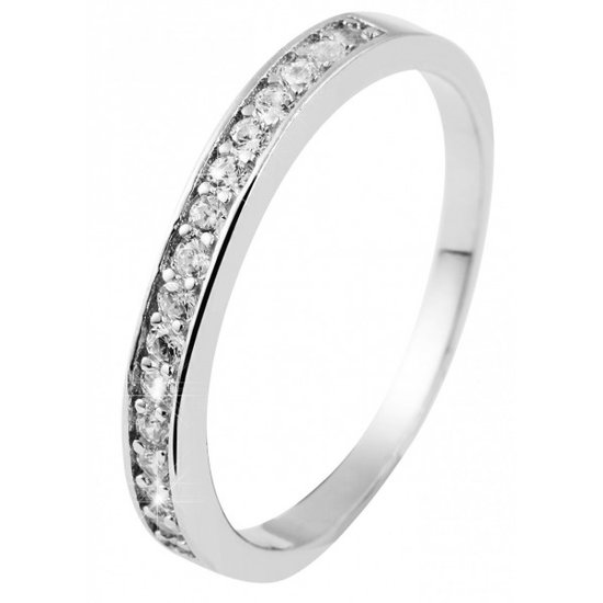 Echt zilveren ring, 925 / gerhodineerd, 2,1 g, ringmaat 52 valentijncadeautje voor haar /verjaardag/moederdag / liefde