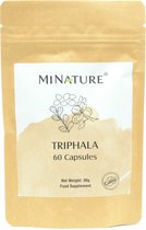 Triphala Capsules 60 stuks - 450mg Triphala Poeder per Vega Capsule met Amla, Bibhitaki en Haritaki - 100% Plantaardig