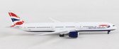 Herpa schaalmodel Boeing vliegtuig 787-10 Dreamliner British Airways schaal 1:500 lengte 13,66cm