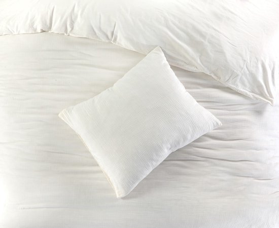 Papillon Dekbedovertrek Mousseline White Off - 240x200/220 cm - 100% Percale Katoen - Hoogwaardige kwaliteit van Merkloos — afbeelding 4