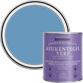 Rust-Oleum Blauw Keukentegelverf Hoogglans - Korenbloemblauw 750ml