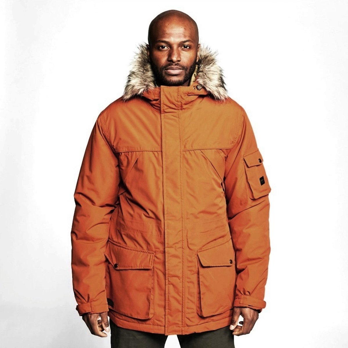 Regatta Heren Salinger II Winterjas Burnt Umber Oranje