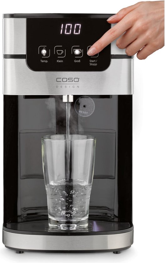 CASO PerfectCup 1000 Pro heetwaterdispenser - 4 liter - Instant waterkoker - met een druk op de knop kokend water