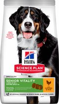 Hill's Canine Adult 7+ Youthful Vitality Large - Hondenvoer - Kip 12 kg