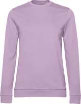 Sweater 'French Terry/Women' B&C Collectie maat L Candy Pink/Roze