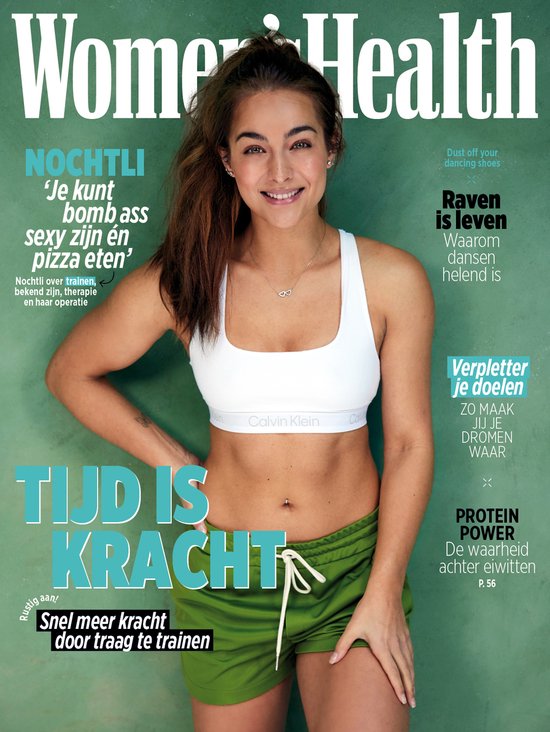 Women's Health editie 1 2023 - tijdschrift - sport - Nochtli Peralta Alvarez cadeau geven