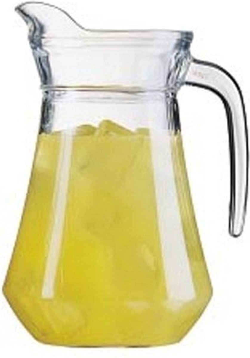 Luminarc Schenkkan/Sapkan - 3x - 1,6 liter - glas - Limonadekan - Waterkaraf - 24 cm
