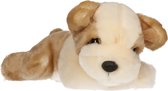 Keel Toys - Bulldog - honden knuffel - lichtbruin/beige - pluche - 25 cm