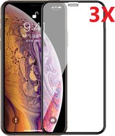 BukkitBow - Protecteur d'écran Full Cover pour Apple iPhone - Convient pour Apple iPhone 11/XR/ XS Max - Tempered Glass avec Edge 3D - Glas Trempé Ultra Fin - Set de 3