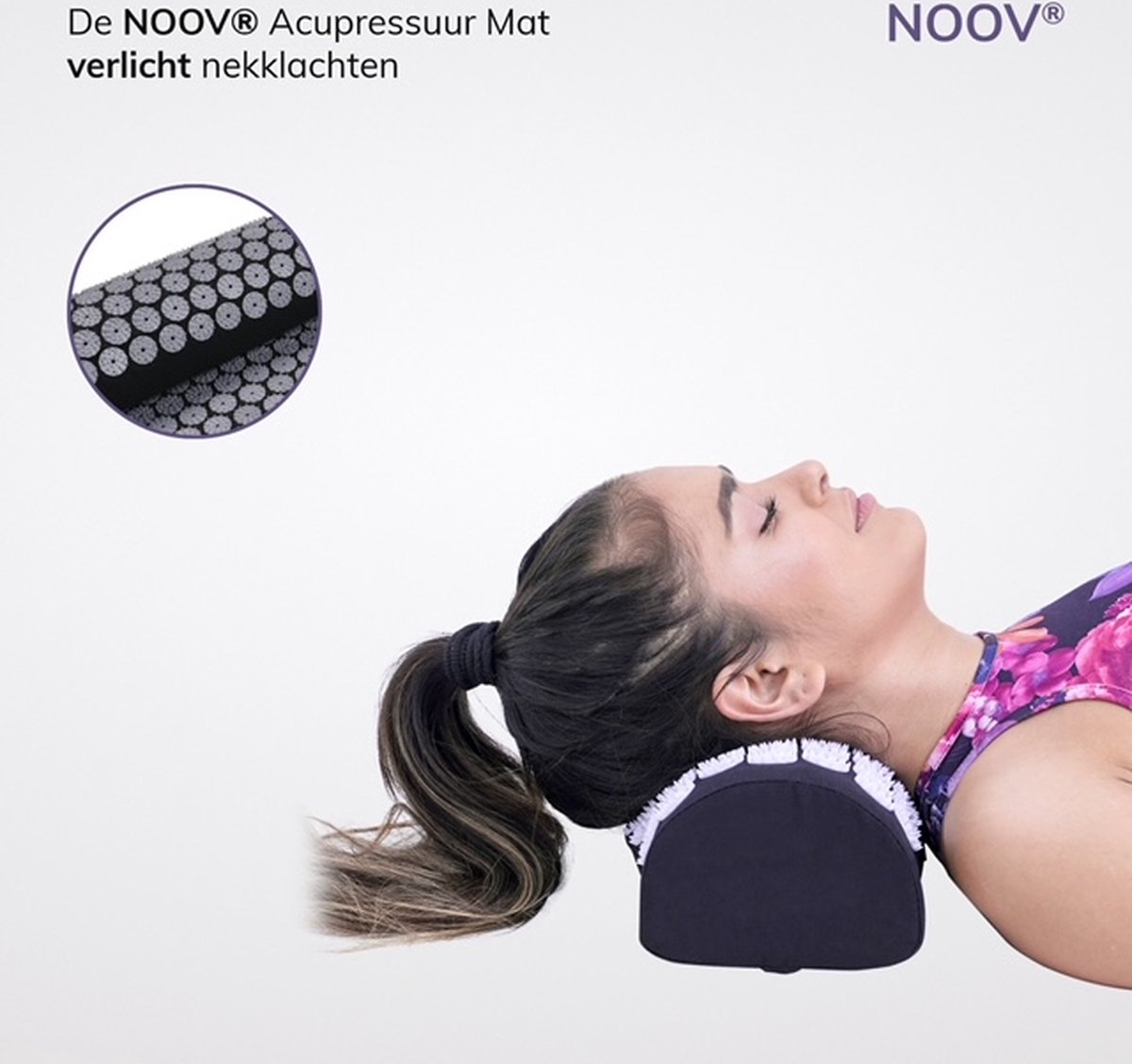 NOOV® Acupressuur Mat Spijkermat Shaktimat Met Kussen Inclusief