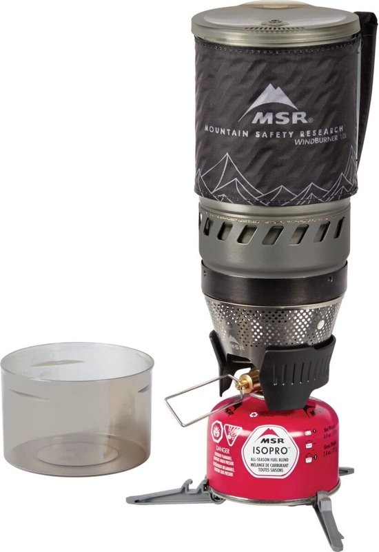 MSR WindBurner System 1l 3 lang, black