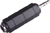 Scanpart mini jack adapter - 3.5 mm naar 6.3 mm - Verloop stekker koptelefoon - Hoofdtelefoon - Headphones - Stereo audio