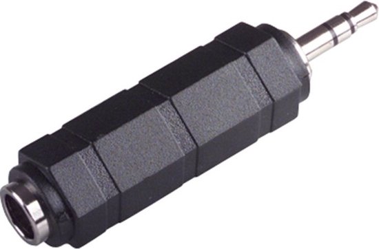 Bedelen Het eens zijn met afschaffen Scanpart mini jack adapter - 3.5 mm naar 6.3 mm - Verloop stekker  koptelefoon -... | bol.com