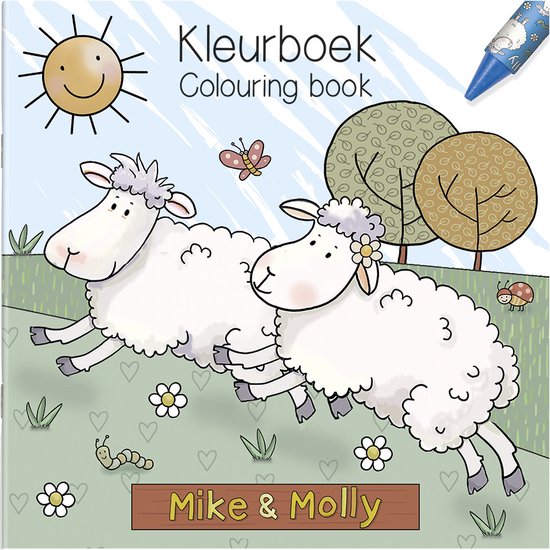 Mike & Molly kleurboek - creatief peuter kleuter speelgoed - cadeautip - Bambolino Toys - vakantieboek