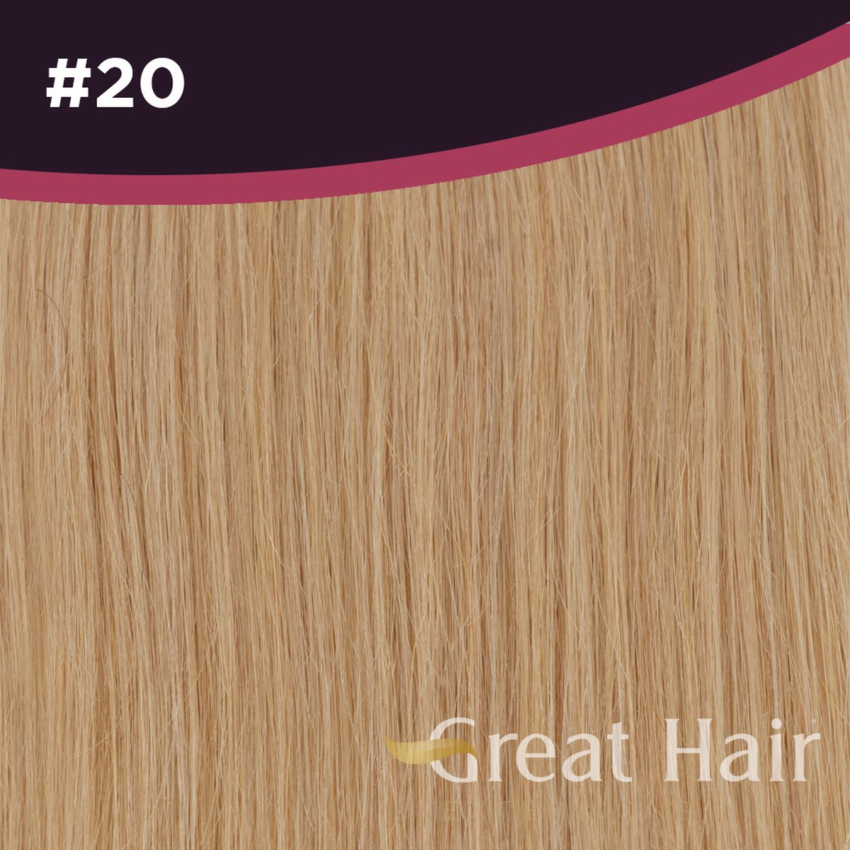Great Hair Extensions Tape Extensions #20 50cm