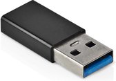 USB OTG adapter - 3.2 Gen 1 - USB C naar USB A - 5 Gb/s - Zwart - Allteq