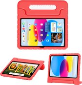 iMoshion Tablet Hoes Kinderen Geschikt voor iPad 10.9 (2022) - iMoshion Kidsproof Backcover met handvat - Rood