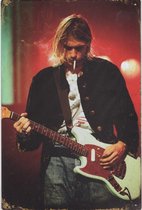 Plaque Murale - Kurt Cobain Nirvana