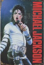 Wandbord - Michael Jackson On Tour