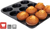 Muffinvorm bakvorm - 12 stuks - met antiaanbaklaag