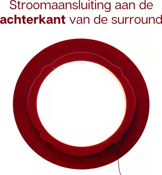 Bull's surround ring met LED verlichting - rood van Bull's — afbeelding 3
