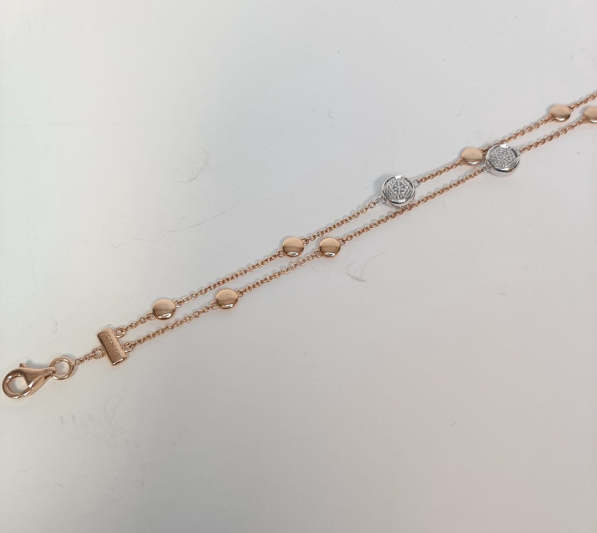 Tirisi Jewelry TB2065D(2P) – roségouden armband 18krt – diamant - uitverkoop