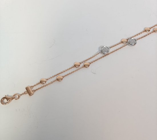 T-Jewelry armband – roségouden 18karaat – TB2065D(2P) - diamant - sale juwelier Verlinden St. Hubert - van €1795,= voor €1479,=