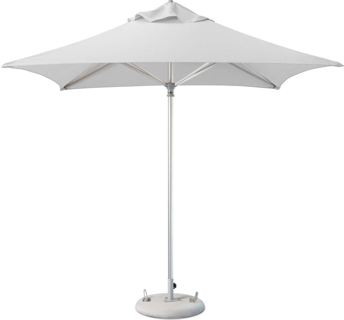 Cape Umbrellas Automatische Parasol 250x250cm Wit