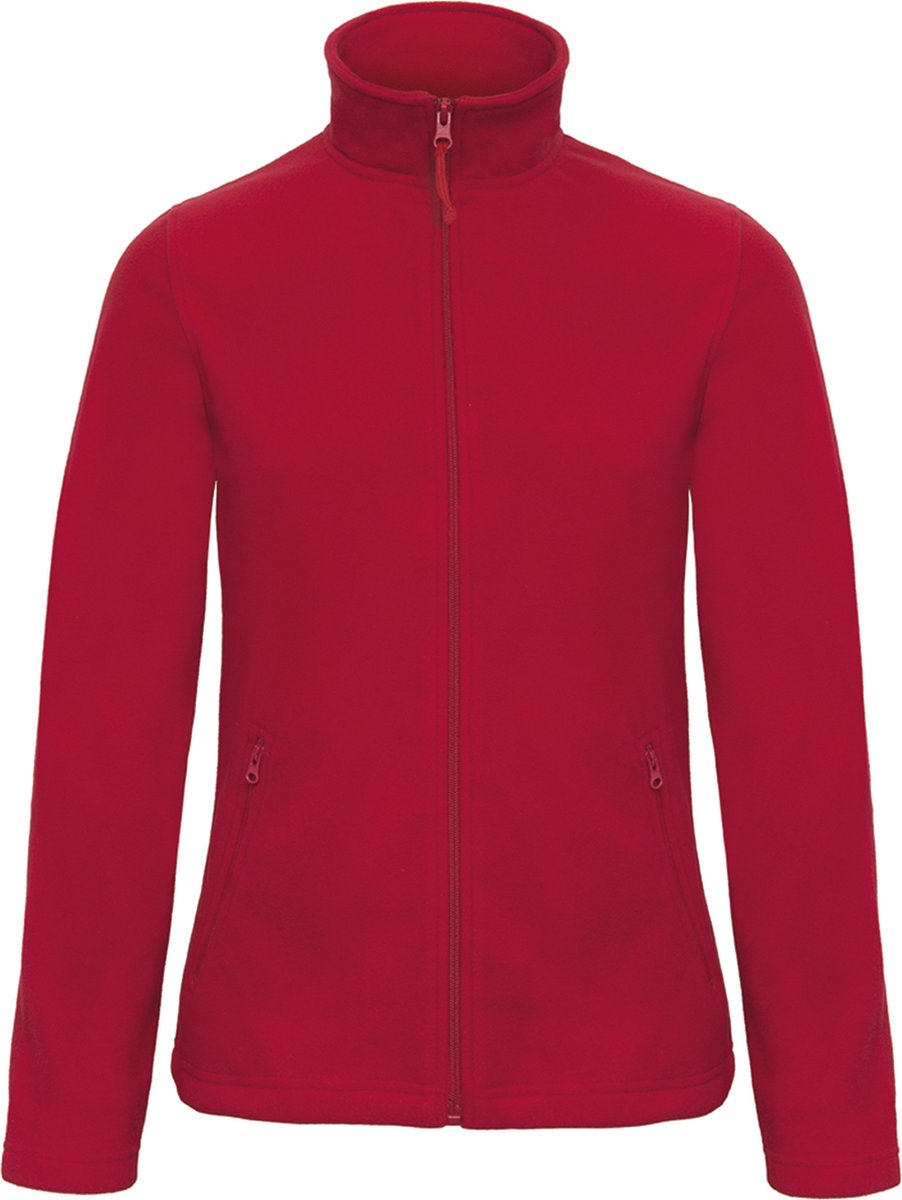 Fleecevest 'ID.501 Micro Fleece Full Zip' Dames Maat 3XL Rood