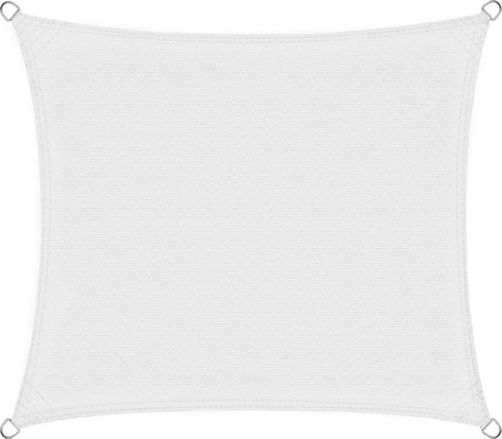 Casa Pura Voile d'ombrage - Voile d'ombrage - Voile d'ombrage - Pour jardin et balcon - Wit - 3 x 3 m