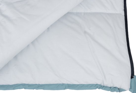 Abbey Camp Slaapzak - Katoen - Dekenmodel - Lichtblauw - 210 x 80 cm van Abbey Camp — afbeelding 3