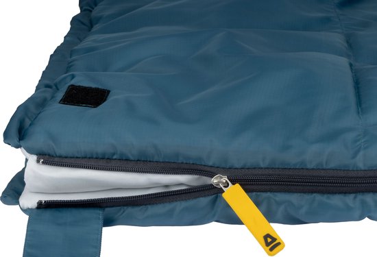 Abbey Camp Slaapzak - Envelop model - Blauw/Lichtgrijs - 220 x 82 cm van Abbey Camp — afbeelding 4