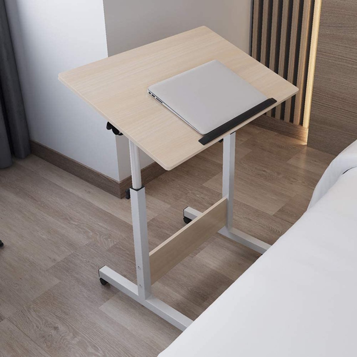 Borvat®, table de chevet, bureau d'ordinateur portable, Grande table de  lit pliante