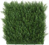 Taxus | FOLY - 50 x 50 cm - Kunsthaag voor decoratief buiten gebruik - Green wall - 5j UV garantie - JIVANA